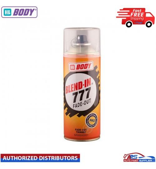 HB Body Blend In 777 Fade Out Thinner Aerosol BLENDS LACQUER EDGES 400ml 